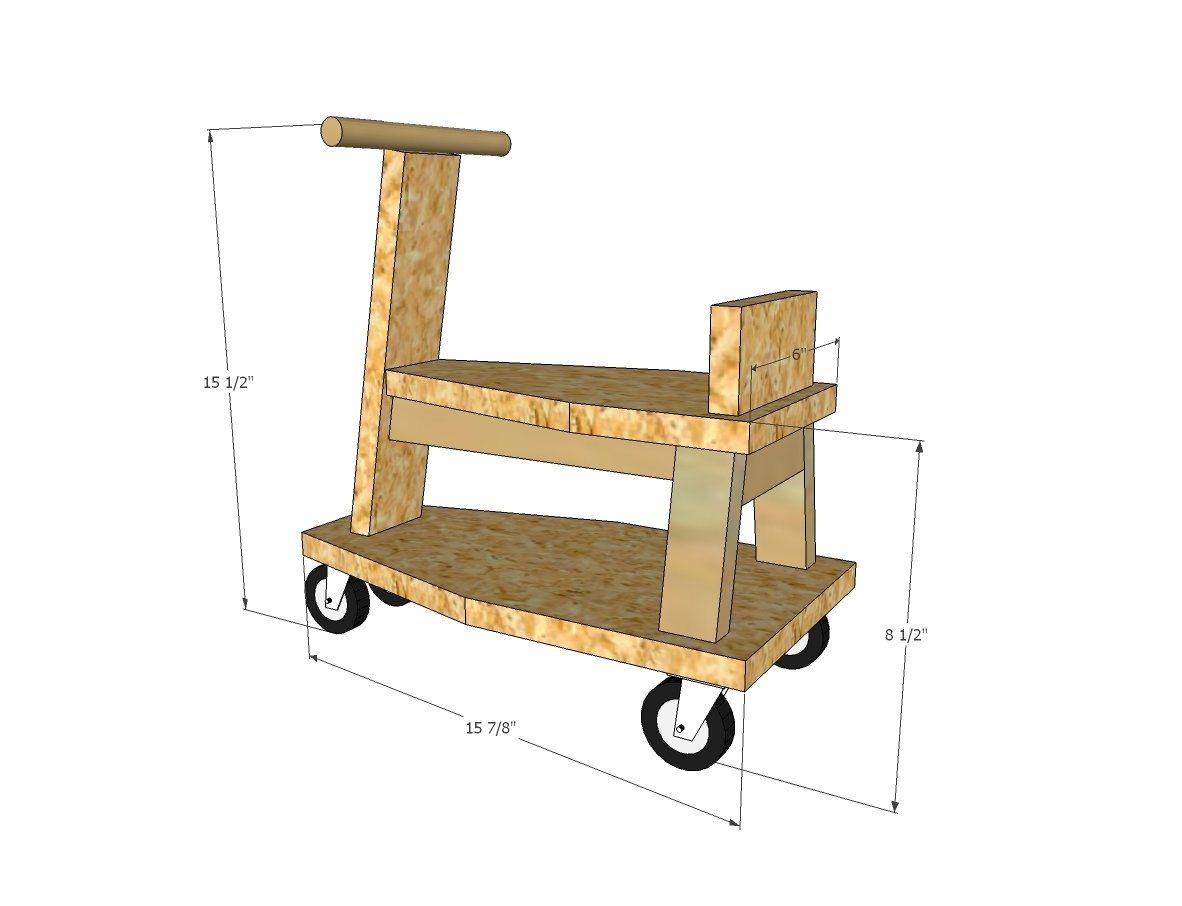 diy wooden ride on car